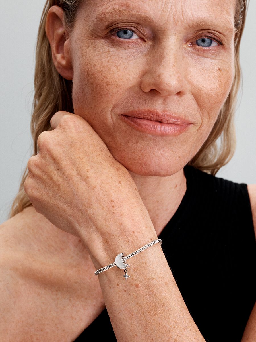 Moon & North Star Charm