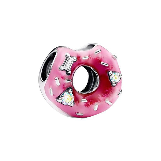 Sprinkled Donut Charm