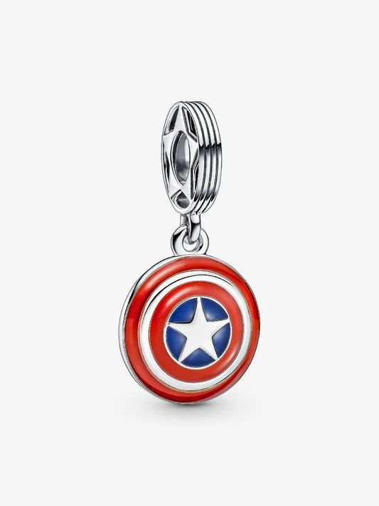 Marvel The Avengers Captain America Shield Dangle Charm