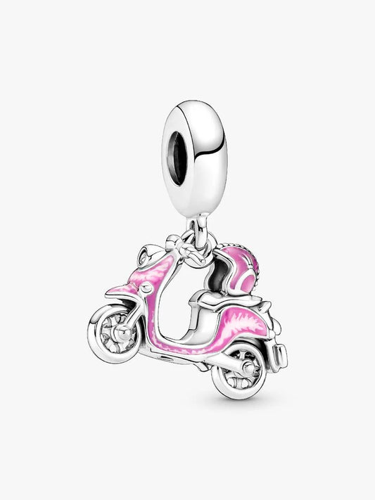 Pink Scooter Dangle Charm