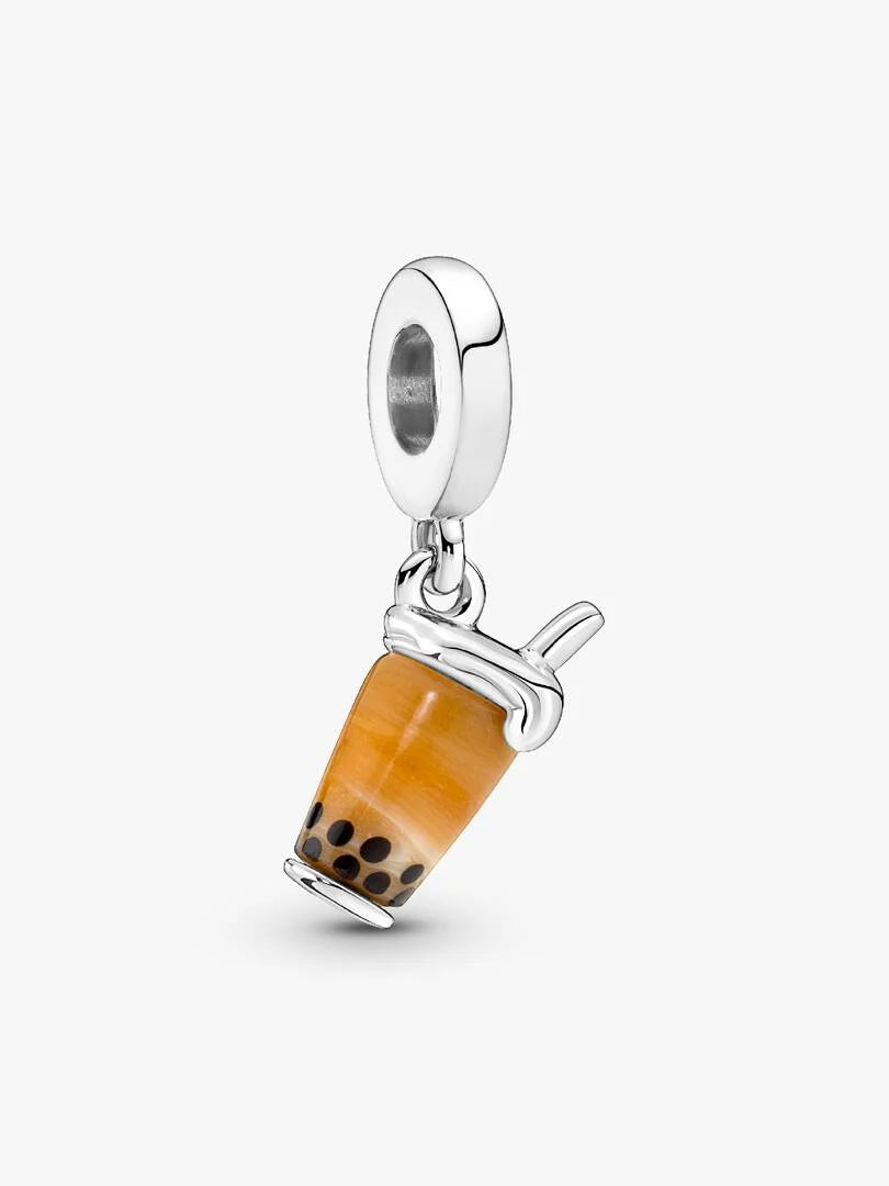 Murano Glass Bubble Tea Dangle Charm