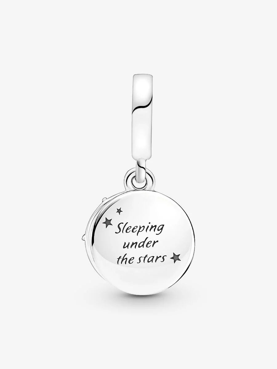 Camping Night Sky Double Dangle Charm