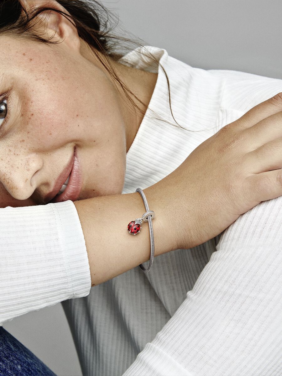 Red Ladybird Dangle Charm