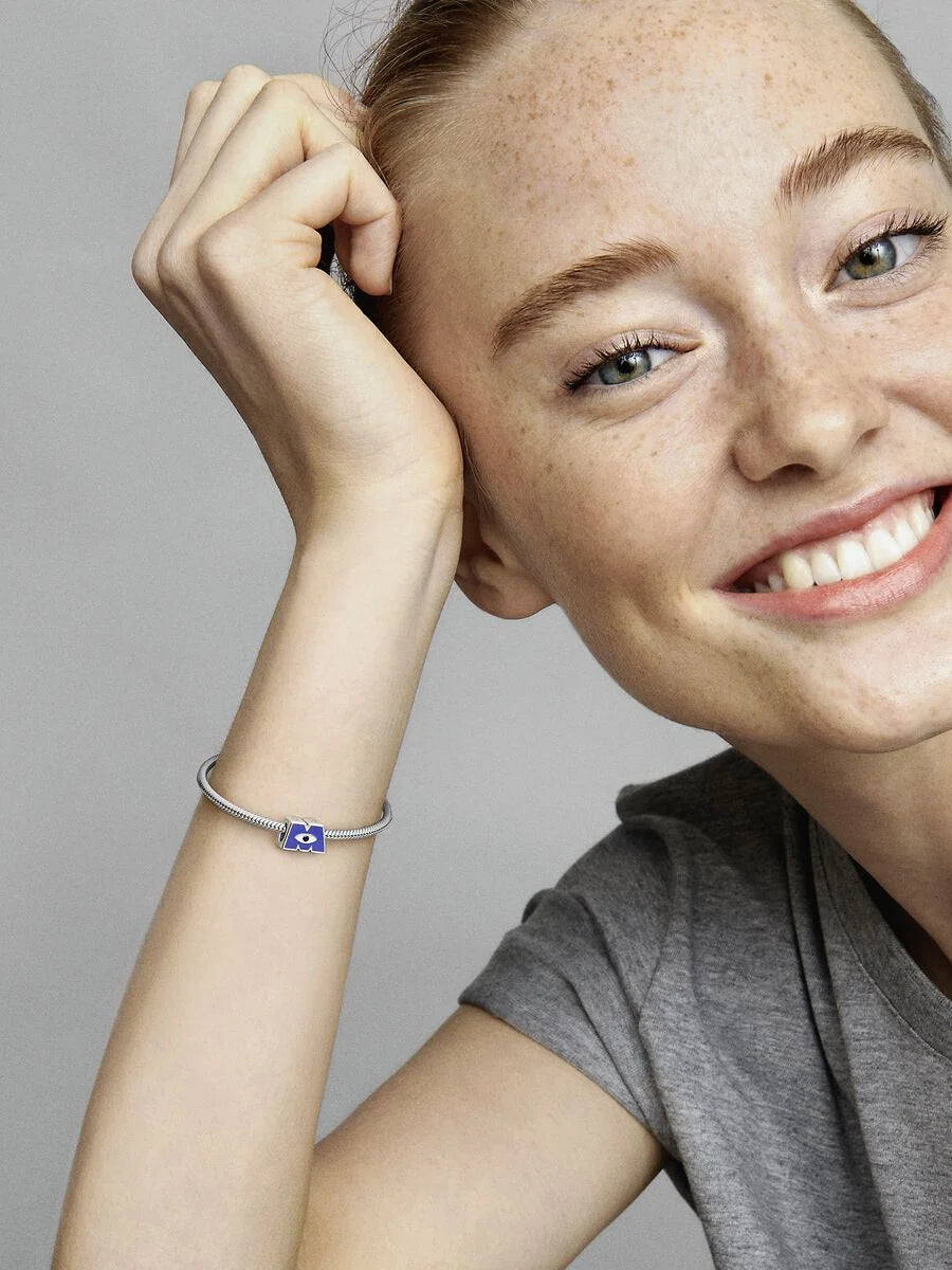 Disney Pixar Monsters, Inc. Logo M Charm