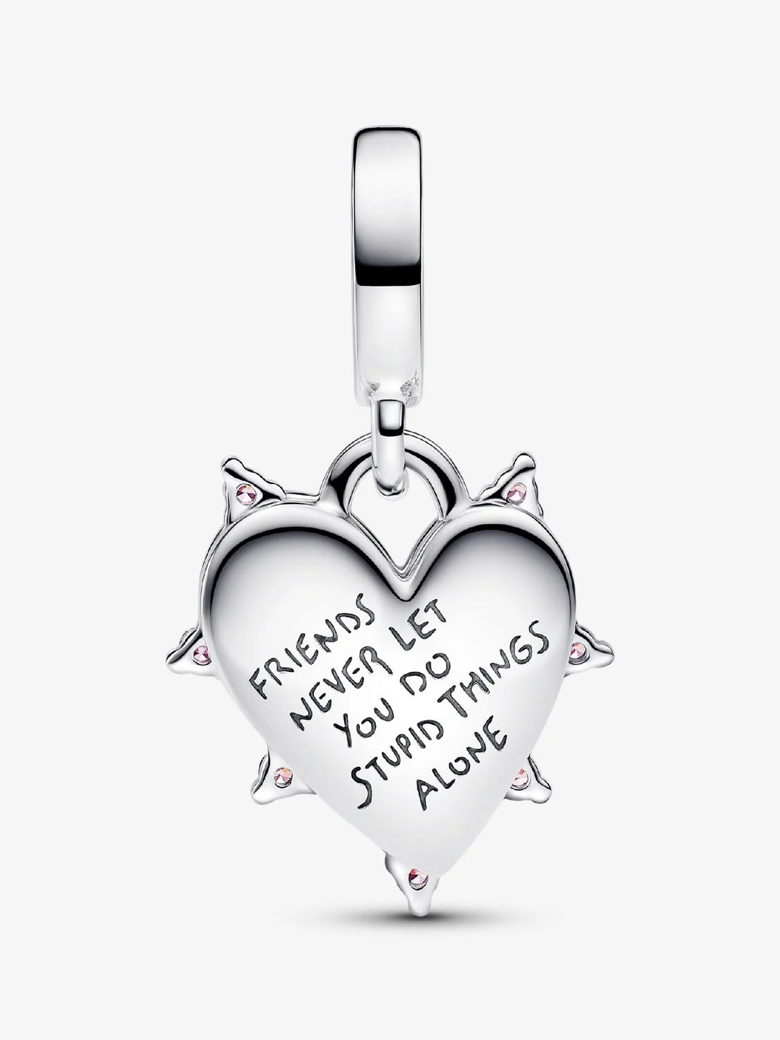 Friendship Opalescent Double Dangle Charm