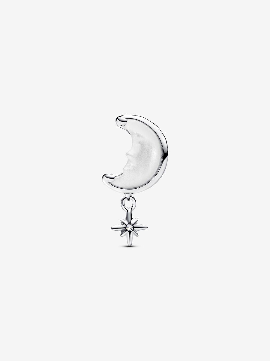 Moon & North Star Charm