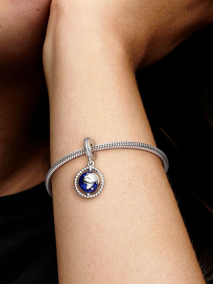 Spinning Globe Dangle Charm